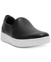 【送料無料】 フィットフロップ レディース スニーカー シューズ Women's Rally Slip-On Platform Skate Sneakers Black