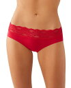【送料無料】 ビーテンプテッド レディース パンツ アンダーウェア B. Bare Hipster Underwear 978267 Crimson Red