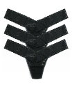 【送料無料】 ハンキーパンキー レディース パンツ アンダーウェア Women's Daily Lace Low Rise 3 Pack Thong Under...