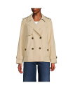 【送料無料】 ランズエンド レディース ワンピース トップス Women's Trench Rain Jacket Champagne