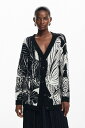 【送料無料】 デジグアル レディース ニット・セーター アウター Women's Printed cardigan Black