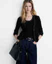 【送料無料】 マンゴ レディース ニット・セーター アウター Women's V-Neck Knitted Cardigan Sweater Black