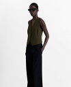 【送料無料】 マンゴ レディース ジャケット・ブルゾン アウター Women's Buttoned Suit Waistcoat Khaki