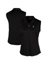 【送料無料】 カッターアンドバック レディース ポロシャツ トップス Women's Black Ohio State Buckeyes Forge Stret...