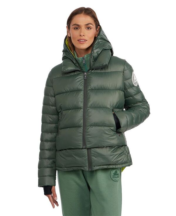 【送料無料】 パジャール レディース ジャケット・ブルゾン アウター Women's Vela Lightweight 3-In-1 Puffer Olive oil