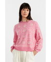 【送料無料】 シンティアンドパーカー レディース ニット・セーター アウター Women's Chinti & Parker La Mer Printed Wool Cashmere Sweater Punch pink