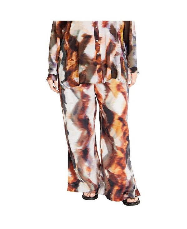 【送料無料】 シティーシック レディース カジュアルパンツ ボトムス Plus Size Miranda Print Pant Minerals