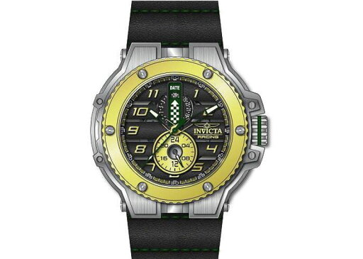 【送料無料】 インビクタ メンズ 腕時計 アクセサリー Men's 47380 Racing Quartz Multifunction Green Gold Black Dial Watch Black 【送料無料】 インビクタ メンズ 腕時計 アクセサリー Men's 47380 Racing Quartz Multifunction Green Gold Black Dial Watch Black