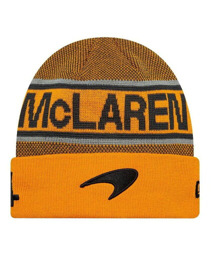 【送料無料】 ニューエラ メンズ 帽子 アクセサリー Men's Lando Norris Orange/Anthracite McLaren F1 Team 2025 Replica Driver Cuffed Knit Hat Orange Anthracite 【送料無料】 ニューエラ メンズ 帽子 アクセサリー Men's Lando Norris Orange/Anthracite McLaren F1 Team 2025 Replica Driver Cuffed Knit Hat Orange Anthracite
