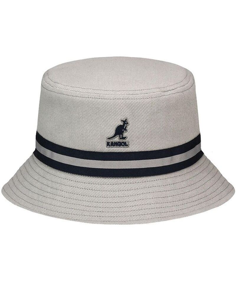 【送料無料】 カンゴール メンズ 帽子 アクセサリー Men's Stripe Lahinch Bucket Hat Grey