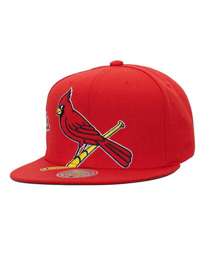 【送料無料】 ミッチェル&ネス メンズ 帽子 アクセサリー Men's Red St. Louis Cardinals Big Time Snapback Hat Red 【送料無料】 ミッチェル&ネス メンズ 帽子 アクセサリー Men's Red St. Louis Cardinals Big Time Snapback Hat Red