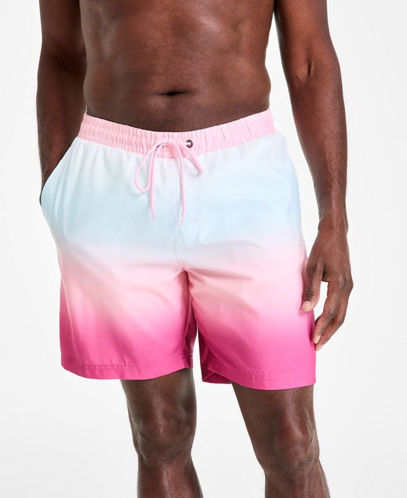 【送料無料】 クラブルーム メンズ ハーフパンツ・ショーツ 水着 Men's Kenji Ombre Swim Trunks Aqua Whisp