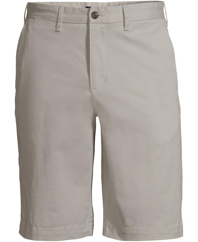 【送料無料】 ランズエンド メンズ ハーフパンツ・ショーツ ボトムス Big & Tall Knockabout 11" Chino Short Soft putty