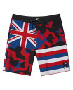 【送料無料】 クイックシルバー メンズ ハーフパンツ・ショーツ 水着 Men's Surfsilk Hawaii Flyer 20 Swimsuit Shorts Tarmac Prnt 4(4)