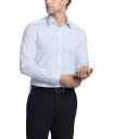 【送料無料】 カルバンクライン メンズ シャツ トップス Men's Slim Fit Dress Shirt Blue(4)