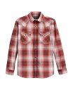【送料無料】 ペンドルトン メンズ シャツ トップス Men's Frontier Long Sleeve Shirt Brick White plaid