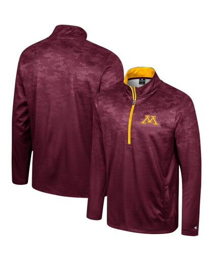 【送料無料】 コロシアム メンズ ジャケット・ブルゾン アウター Men's Maroon Minnesota Golden Gophers The Machine Half-Zip Jacket Maroon 【送料無料】 コロシアム メンズ ジャケット・ブルゾン アウター Men's Maroon Minnesota Golden Gophers The Machine Half-Zip Jacket Maroon