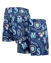 【送料無料】 プロスタンダード メンズ ハーフパンツ・ショーツ ボトムス Men's Aqua Seattle Mariners Toss Logo Woven Shorts Navy