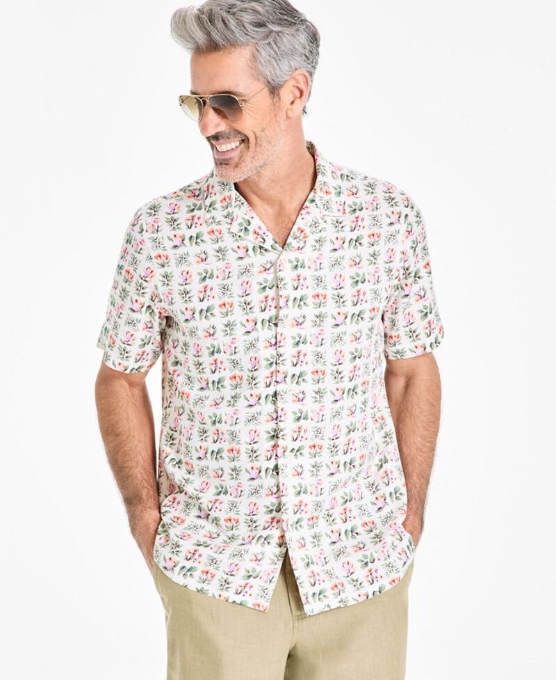 【送料無料】 クラブルーム メンズ シャツ トップス Men's Doria Floral Shirt Winter Ivo