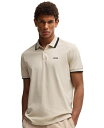 【送料無料】 ヒューゴボス メンズ ポロシャツ トップス Men's Contrast Stripe Regular-Fit Paddy Polo Shirt ...
