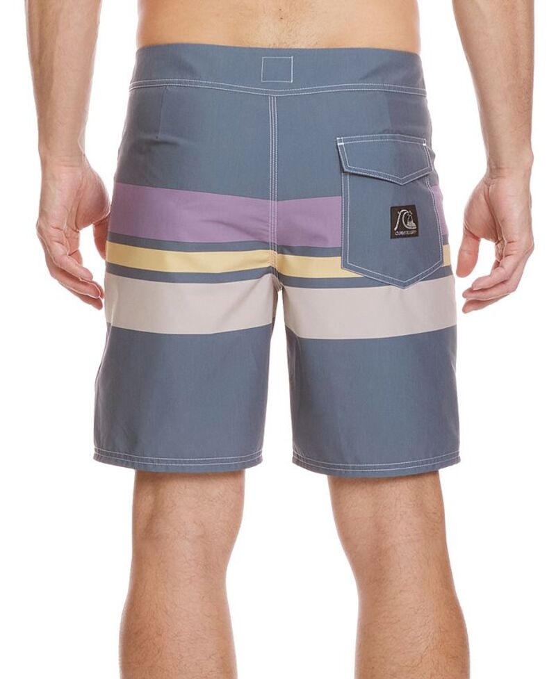 クイックシルバー メンズ 水着 ハーフパンツ・ショーツ ストレート ショートパンツ Quiksilver Men's Original Straight Leg 18 Boardshorts Granite Gray グレー