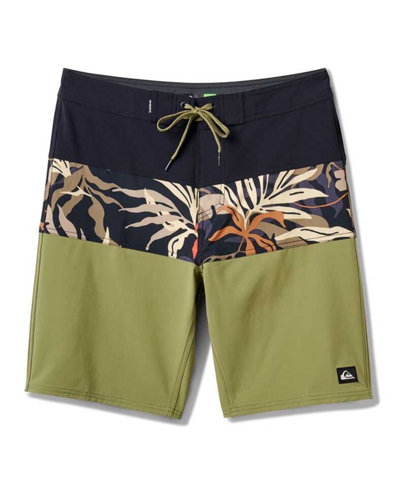 【送料無料】 クイックシルバー メンズ ハーフパンツ・ショーツ 水着 Men's Surfsilk Panel 20 Boardshorts Aloe