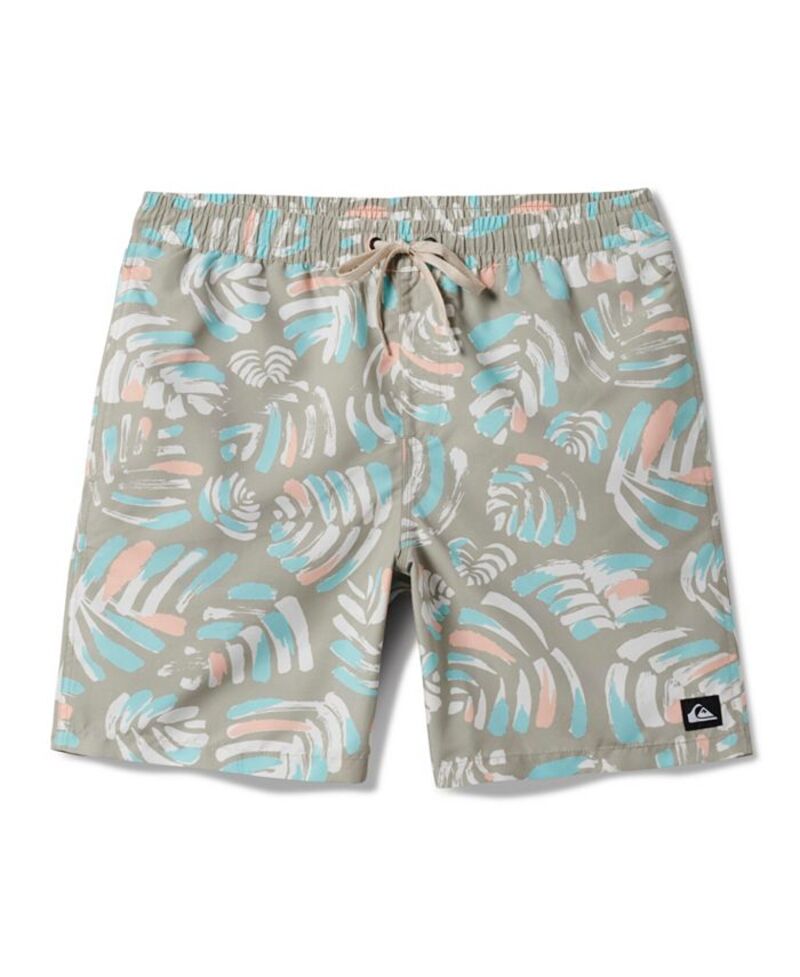 【送料無料】 クイックシルバー メンズ ハーフパンツ・ショーツ 水着 Men's Everyday Mix Volley 17 Nb Shorts Aloe