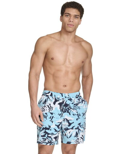 【送料無料】 カルバンクライン メンズ ハーフパンツ・ショーツ 水着 Men's Regular-Fit Quick-Dry 5" Swim Trunks with Compression Short Liner Light/Pastel Blue 【送料無料】 カルバンクライン メンズ ハーフパンツ・ショーツ 水着 Men's Regular-Fit Quick-Dry 5" Swim Trunks with Compression Short Liner Light/Pastel Blue
