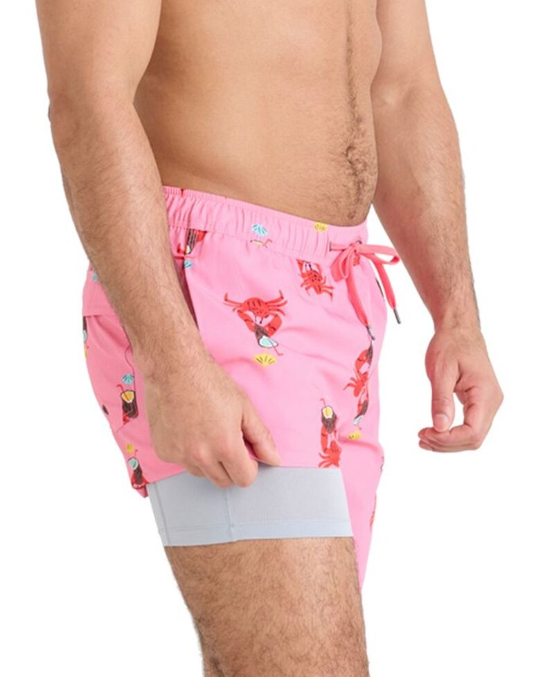【送料無料】 サックス メンズ ハーフパンツ・ショーツ 水着 Men's Oh Buoy 2 in 1 5" Stretch Swim Short Crab Cocktail