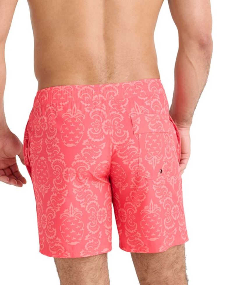 【送料無料】 サックス メンズ ハーフパンツ・ショーツ 水着 Men's Oh Buoy 2 in 1 5" Stretch Swim Short Pineapple Brocade