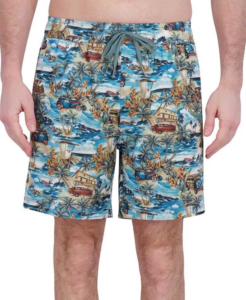 【送料無料】 ロバートグラハム メンズ ハーフパンツ・ショーツ 水着 Men's Drew Floral Print Drawstring 7" Swim Trunks Hawaii