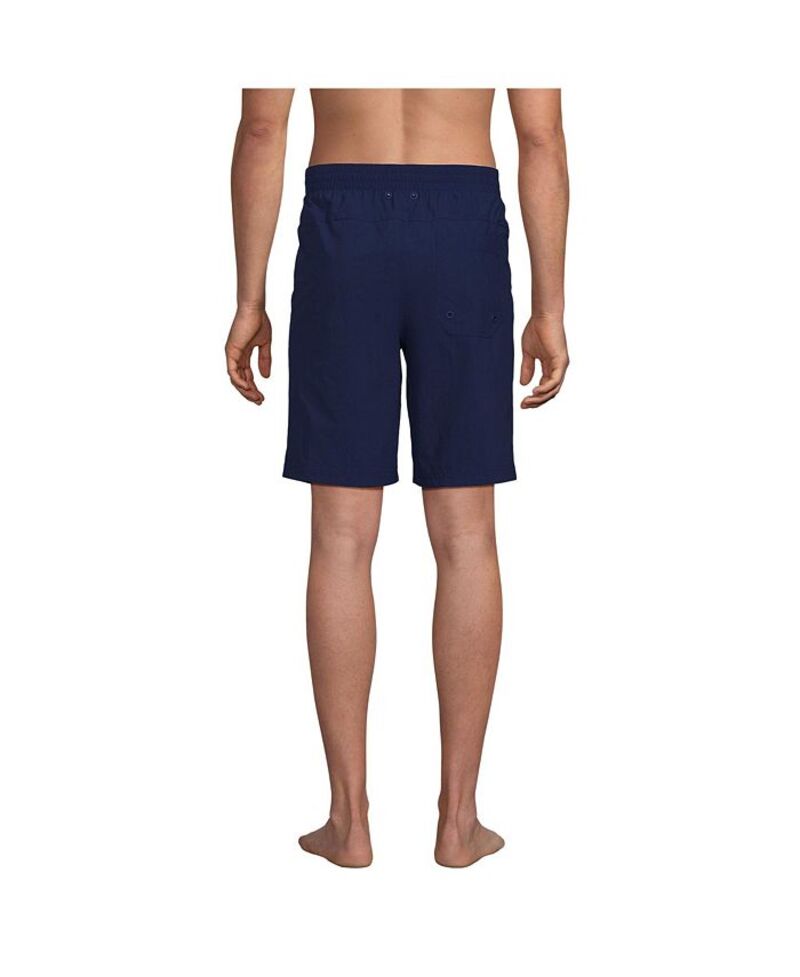 ランズエンド メンズ 水着 ハーフパンツ・ショーツ Lands' End Men's 9 Volley Hydroliner Swim Trunks Deep sea navy ネイビー