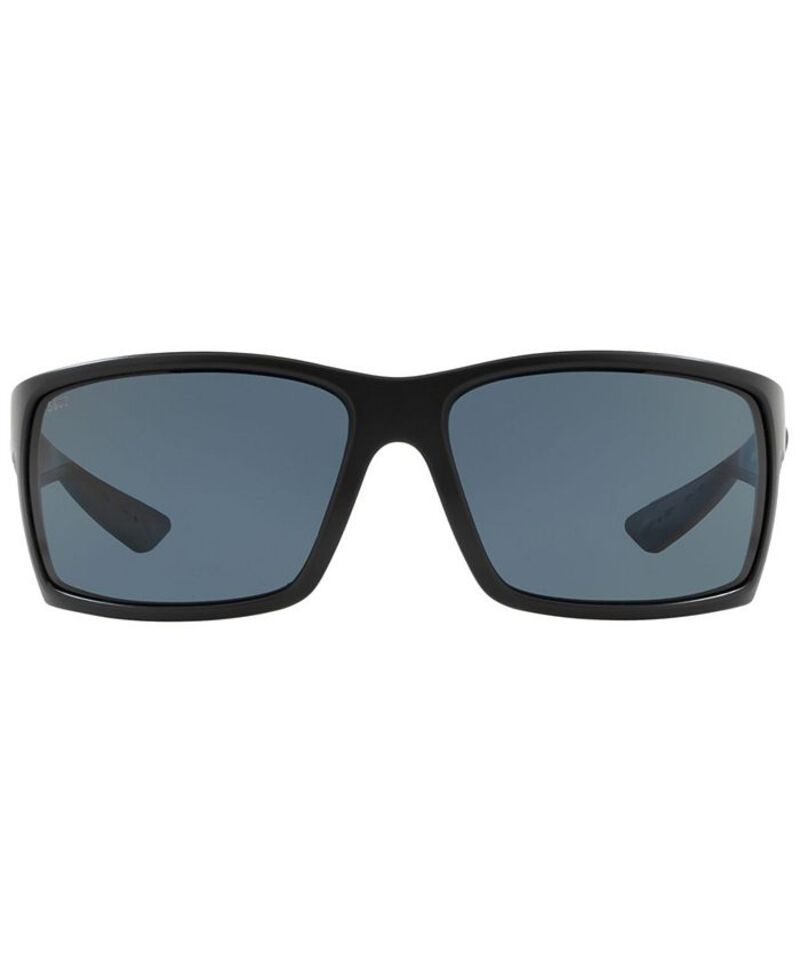 【送料無料】 コスタデルマール メンズ サングラス・アイウェア アクセサリー Polarized Sunglasses REEFTON 64 BLACK BLACK/GREY