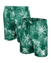 【送料無料】 コロシアム メンズ 帽子 アクセサリー Men's Green Michigan State Spartans What Else is New Swim Shorts Green