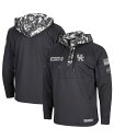 【送料無料】 コロシアム メンズ パーカー・スウェット アウター Men's Charcoal Kentucky Wildcats OHT Military-Inspired Appreciation Digi Camo Quarter-Zip Hoodie Charcoal