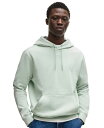 【送料無料】 ヒューゴボス メンズ パーカー・スウェット アウター Men's Regular-Fit French Terry Logo Patch Hoodie Open Blue