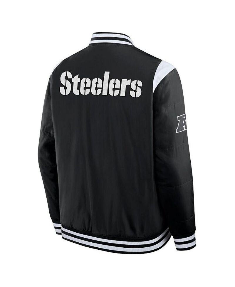 【送料無料】 ファナティクス メンズ ジャケット・ブルゾン アウター Men's and Women's Black Pittsburgh Steelers Elements Elite Full-Snap Jacket Black