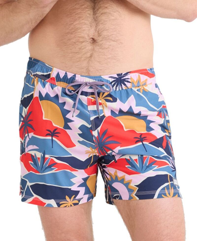 【送料無料】 サックス メンズ ハーフパンツ・ショーツ 水着 Men's Oh Buoy 2 in 1 5" Stretch Swim Short Break Of Dawn