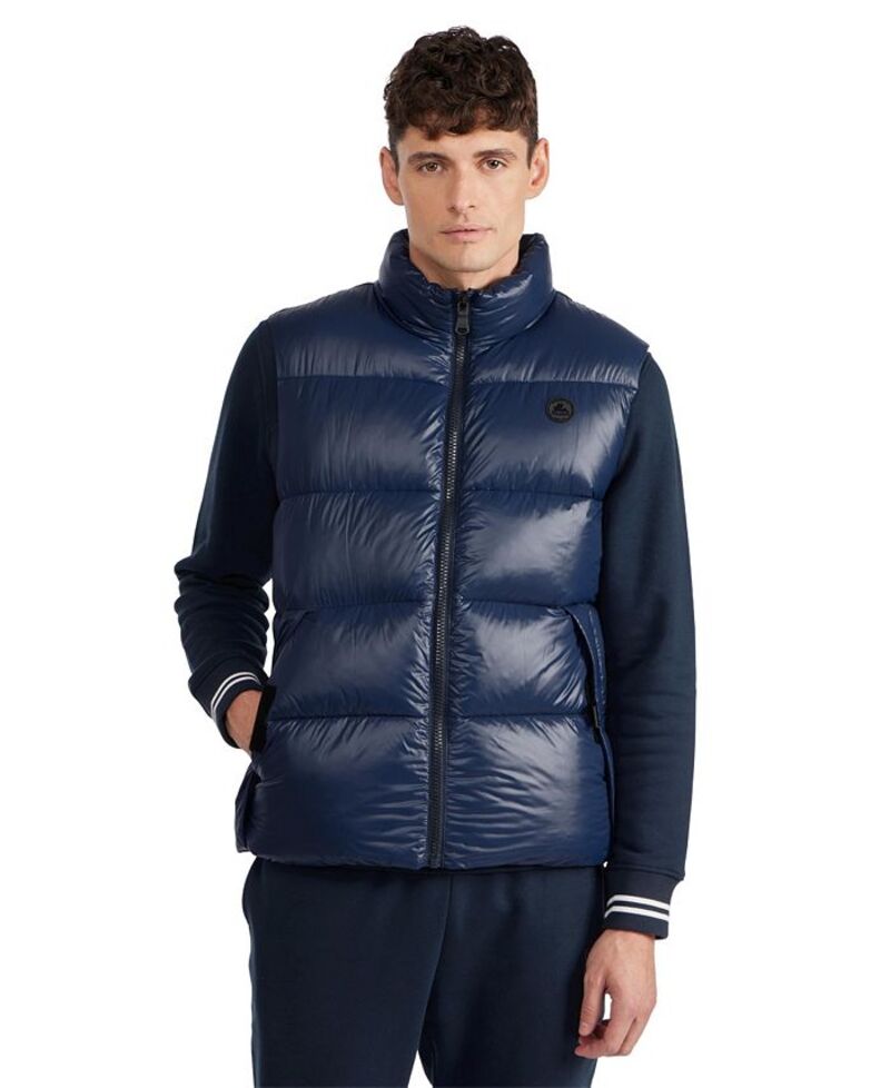 【送料無料】 パジャール メンズ ベスト トップス Men's Nashi Puffer Vest Navy