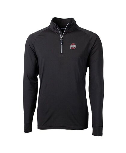 【送料無料】 カッターアンドバック メンズ ジャケット・ブルゾン アウター Men's Black Ohio State Buckeyes Adapt Knit Quarter-Zip Pullover Jacket Black 【送料無料】 カッターアンドバック メンズ ジャケット・ブルゾン アウター Men's Black Ohio State Buckeyes Adapt Knit Quarter-Zip Pullover Jacket Black