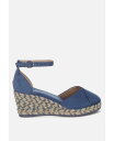 【送料無料】 ロンドンラグ レディース サンダル シューズ Sorcruz Wedge Heel Espadrilles Sandals Navy(4)