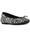 【送料無料】 フィットフロップ レディース パンプス シューズ Women's Delicato Bow Woven Ballet Flats Black Ivory Mix