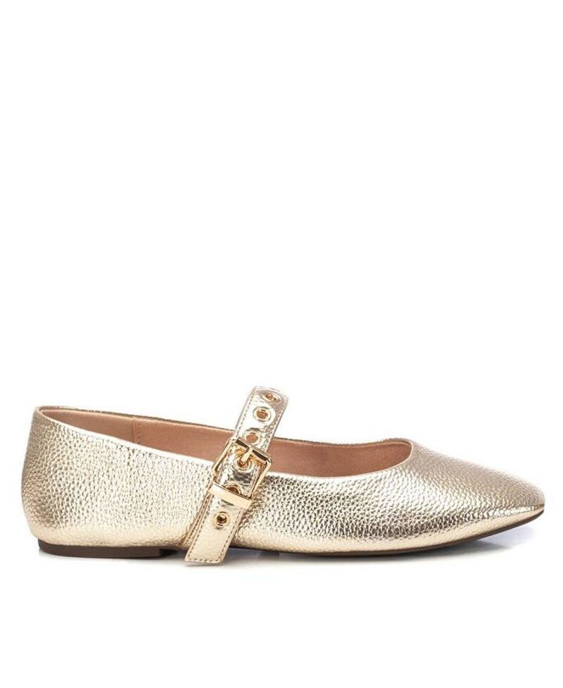 【送料無料】 キシタイ レディース パンプス シューズ Women's Pointy Toe Ballerinas Gold