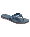 【送料無料】 トゥルーレリジョン レディース サンダル シューズ Ladies Doja Logo Thong Sandal Blue