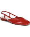 【送料無料】 フランコサルト レディース パンプス シューズ Women's Tadella Square Toe Slingback Flats Red Patent Faux Leather(4)
