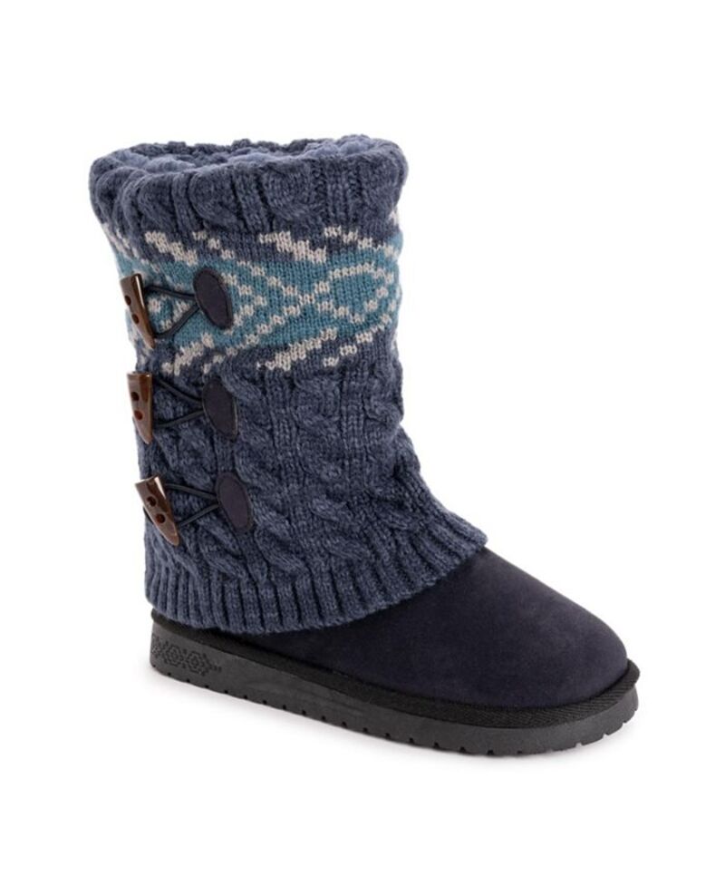 ムクルクス レディース シューズ ブーツ・レインブーツ MUK LUKS Women's Cheryl Boots Indigo marl マ..