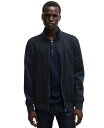 【送料無料】 ヒューゴボス レディース パーカー・スウェット アウター Men's Regular-Fit Zip-Up Sweatshirt Dark Blu...