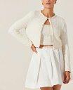 【送料無料】 アストール レディース ニット・セーター アウター Women's Blaise Cropped Cardigan Sweater Cream