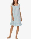 【送料無料】 エイレーンウェスト レディース ナイトウェア アンダーウェア Women's Cap Sleeve Short Gown Aqua Floral