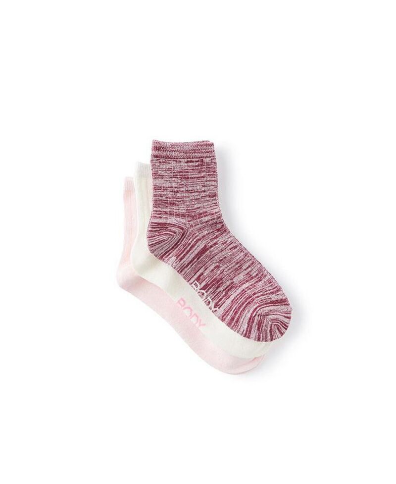 ̵ åȥ󥪥 ǥ   Women's Body Mid Crew Socks 3Pk Deep re...